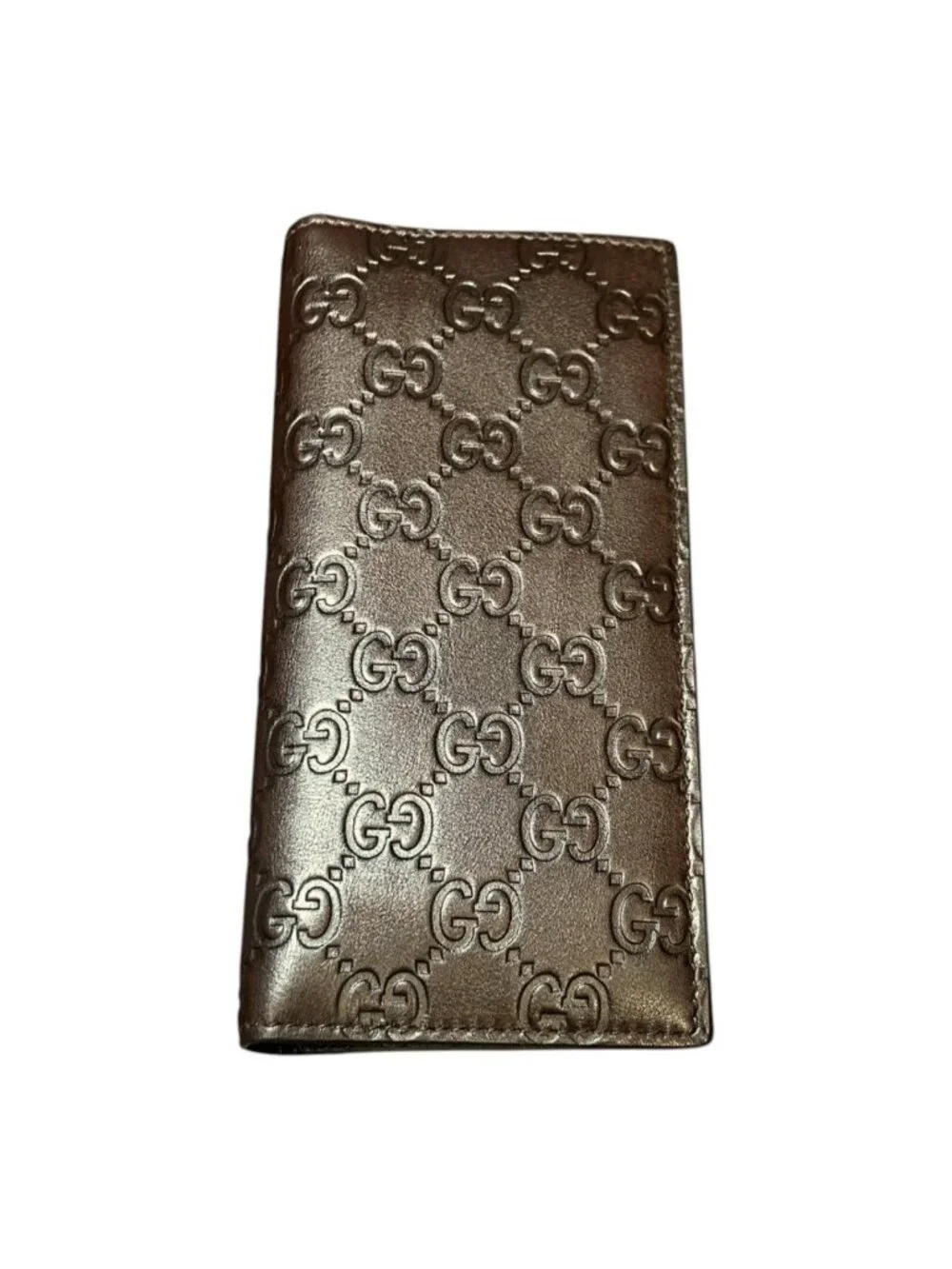 Gucci Guccissima Bifold Wallet Calf Leather Nylon